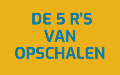 De 5 R’s die je nu moet meten