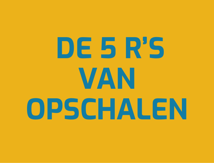 De 5 R’s die je nu moet meten